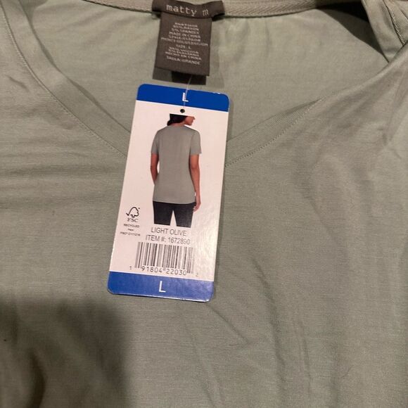 Women's Green Knot Front Top - Picture 2 of 4